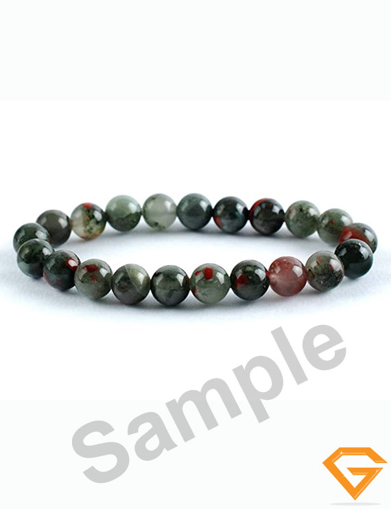 Natural BloodStone Bracelet 8 mm